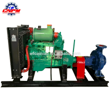 CE certification of six cylinder fire fighting mixed flow pump with large amount of water